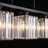 Close up of the Fjord square crystal shades glowing